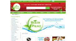 Desktop Screenshot of healthpalace.ca