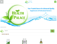 Tablet Screenshot of healthpalace.ca